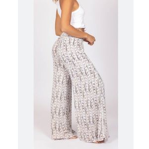 Bohemian Wrap Wide Leg Pants